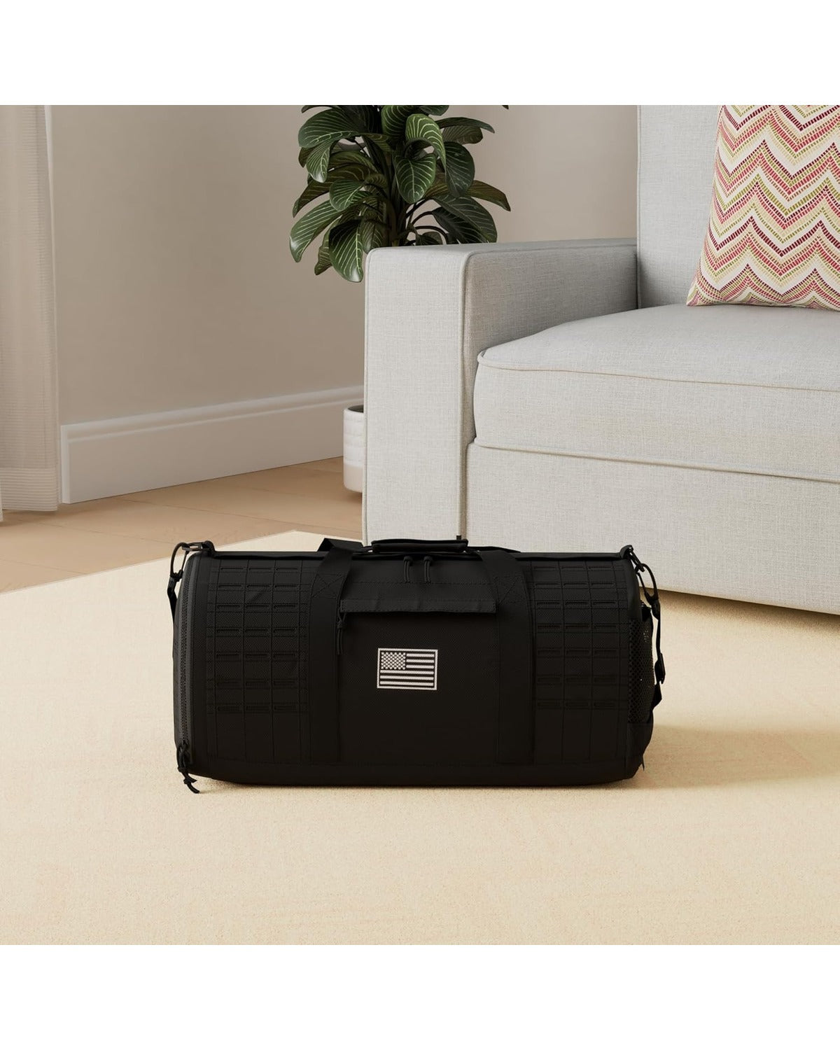 40L Military Tactical Duffle Bag - Gym Travel Weekender with Shoe Compartment Secondary image