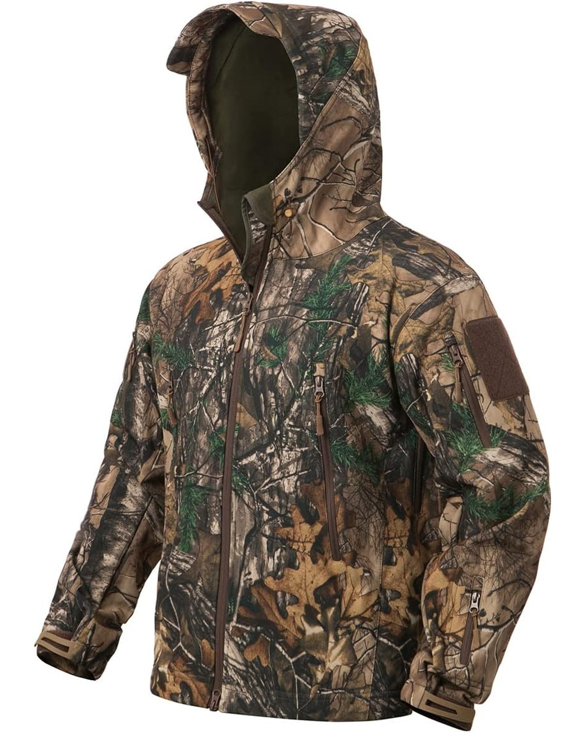Men's Silent Softshell Hunting Jacket - Water Resistant Secondary image