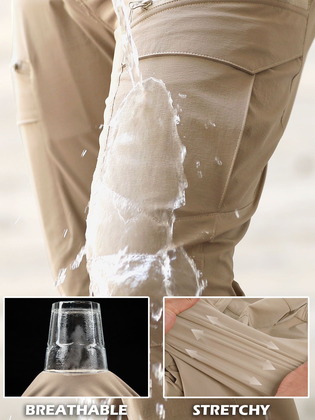 Men's Quick Dry Tactical Hiking Pants