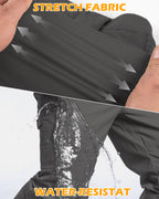 Men's Stretch Ripstop Work Pants - 12 Pockets