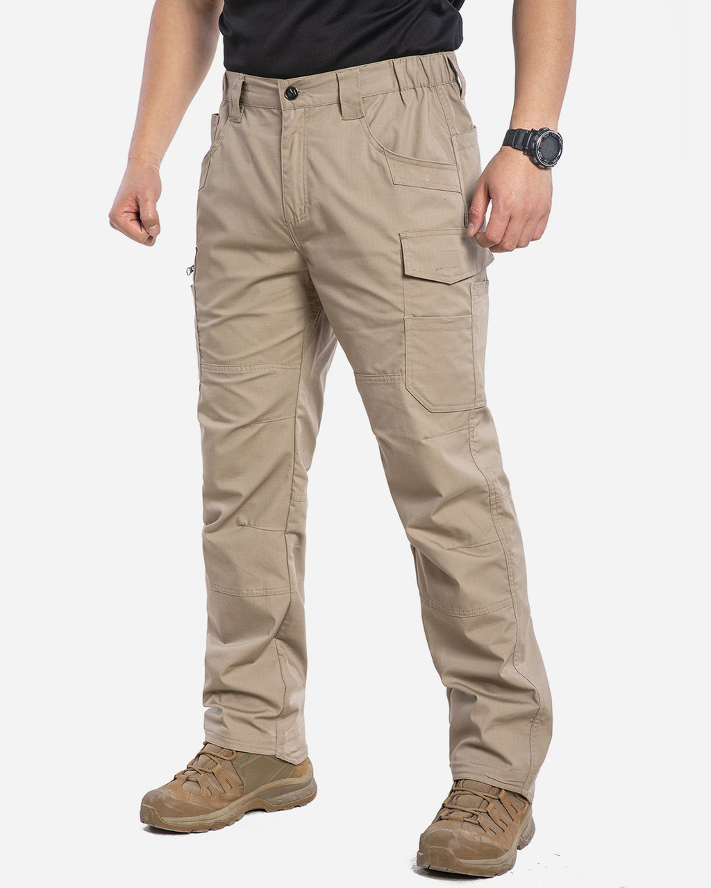 Men's Stretch Ripstop Work Pants - 12 Pockets