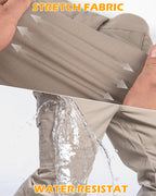 Men's Stretch Ripstop Work Pants - 12 Pockets