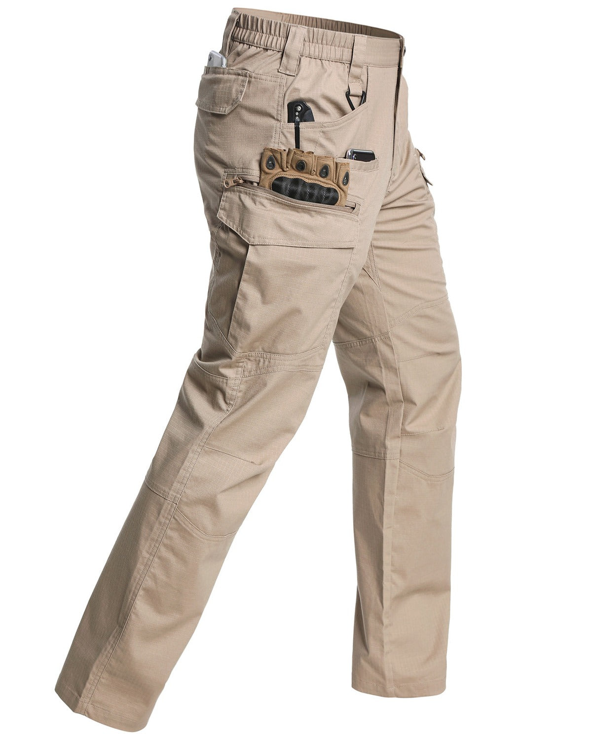 CARWORNIC men's stretch ripstop tactical pants - lifestyle photo Main image